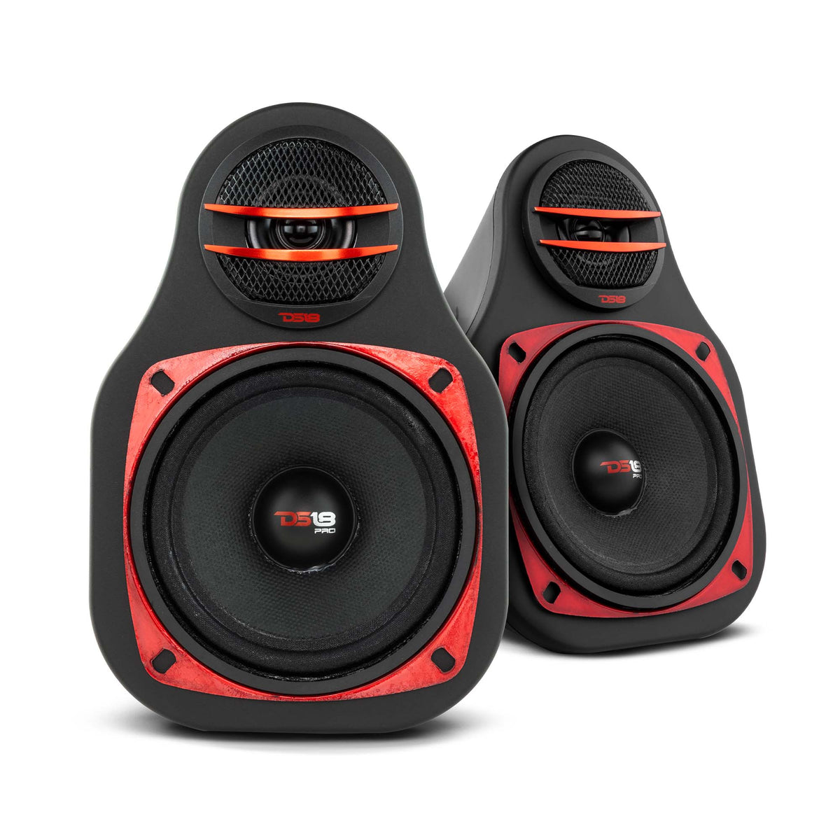 High Density Abs 2-Way Universal Pod 1 X 4" Loudspeaker and 1 X .5-1” Tweeter