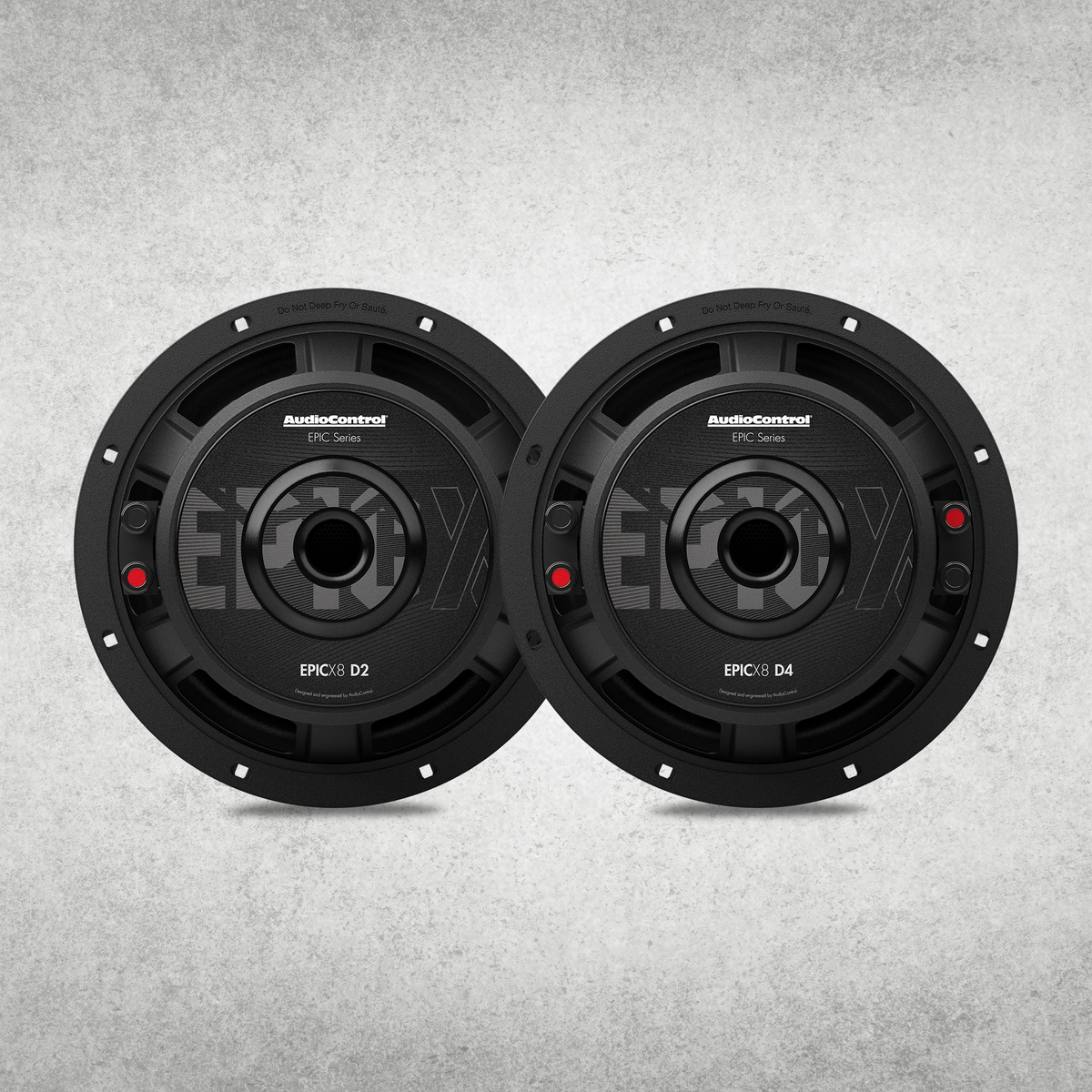 EPICX Series 8" Dual Voice Coil Subwoofer, 400W RMS, Dual 2/4 Ohms