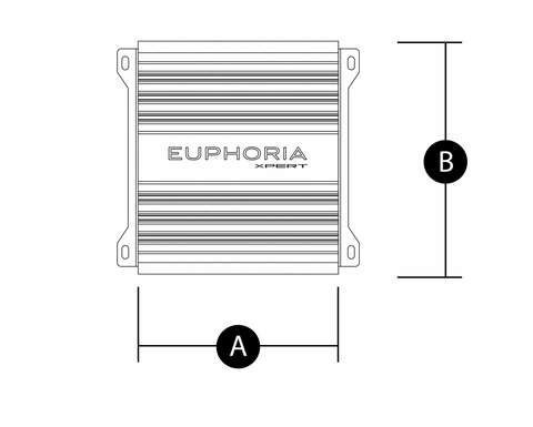 DB Drive Euphoria XPERT EX9.2 1500 watt 2 channel amplifier