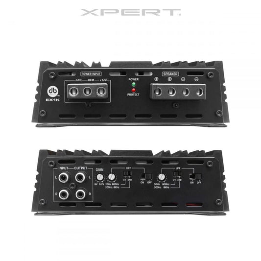 DB Drive Euphoria XPERT EX1K 1000 watt mono amp