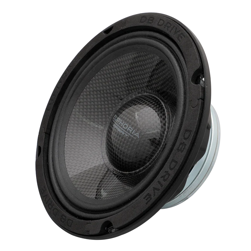 DB Drive Euphoria XPERT EXM6N-CFV2 : 6.5 in. NEO Carbon Fiber Midrange (sold as single)