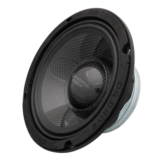 DB Drive Euphoria XPERT EXM6N-CFV2 : 6.5 in. NEO Carbon Fiber Midrange (sold as single)