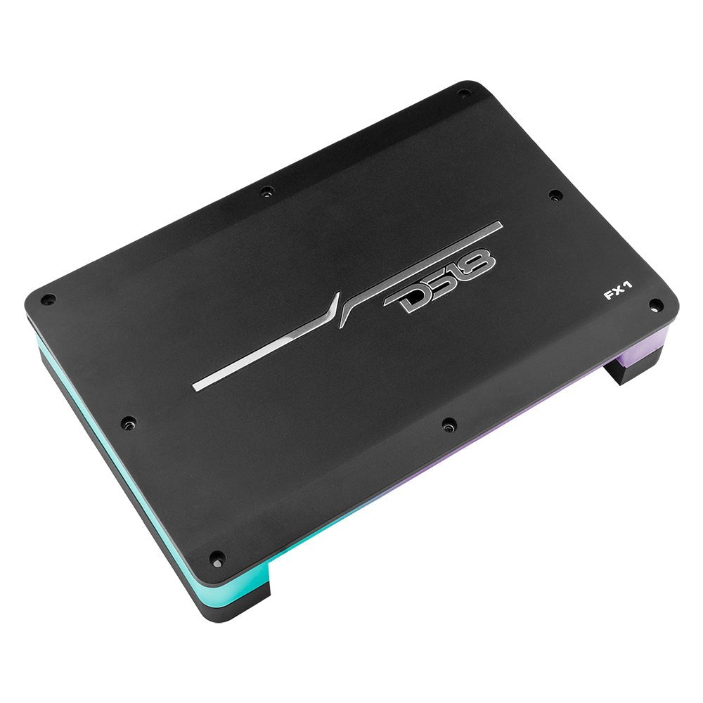 Flush Mount / Surface Mount 1 Channel Monoblock Class D Amplifier With Acrylic Cover for Custom Installation 1 X 900 Watts RMS @ 1 Ohm