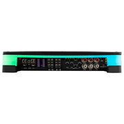 Flush Mount / Surface Mount 4 Channel Class D Amplifier With Acrylic Cover for Custom Installation 4 X 180 Watts RMS @ 4 Ohm
