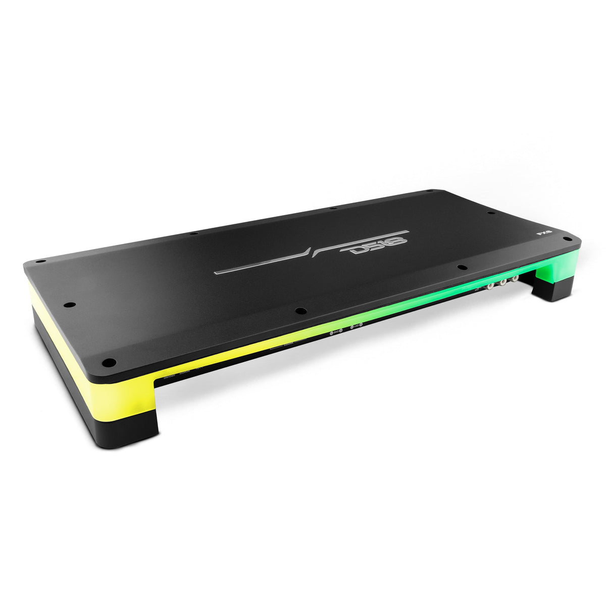 Flush Mount / Surface Mount 6 Channel Class D Amplifier With Acrylic Cover for Custom Installation 6 X 180 Watts RMS @ 4 Ohm
