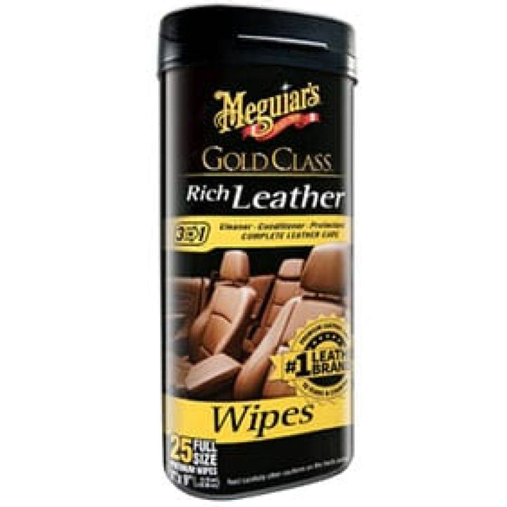 Meguiar's Meguiar's Gold Class Rich Leather Wipes G10900
