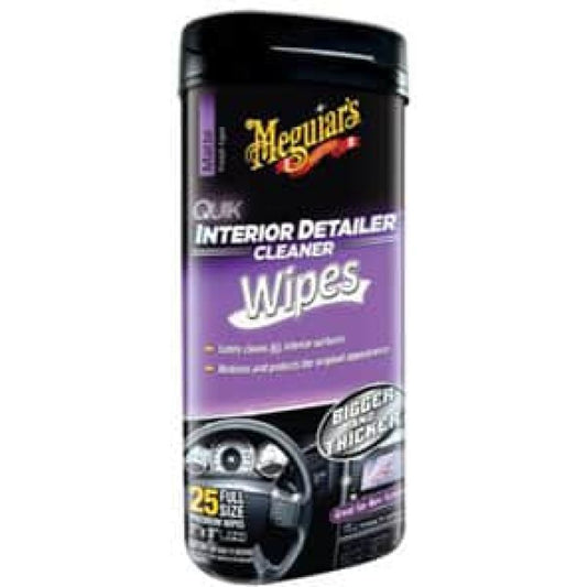 Meguiar's Quik Interior Detailer Wipes MEGG13600