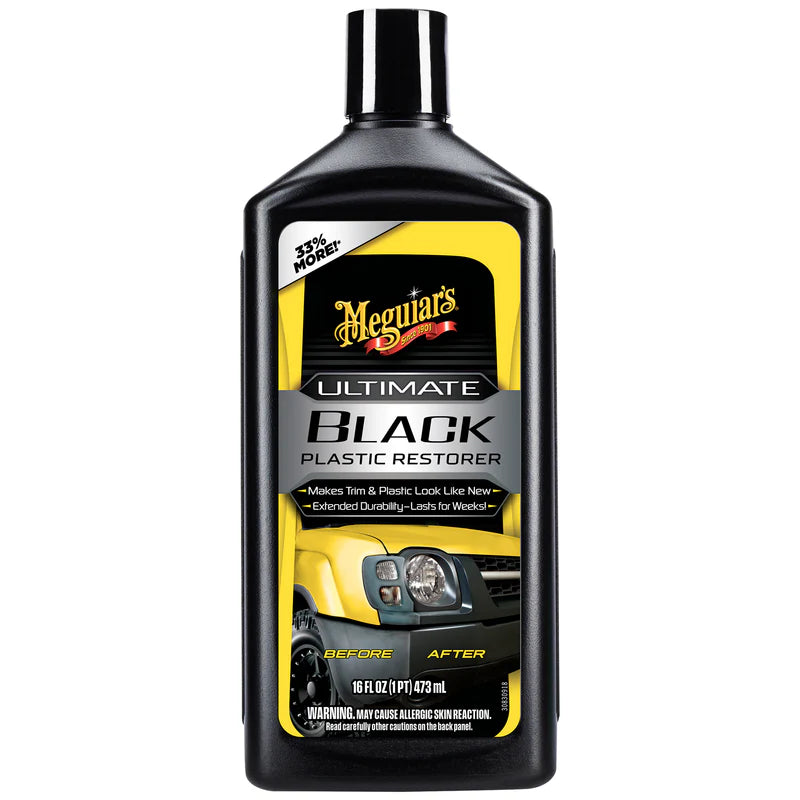 Meguiar's Ultimate Black Plastic Restorer, G15816, 16 oz MEGG15816