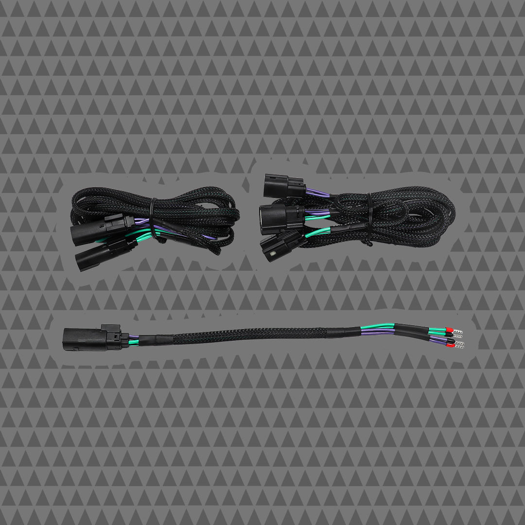 HDFLXPRO4K FLX 4 CH AMP HD PLUG-N-PLAY HARNESS KIT w/ 4 AWG POWER WIRE