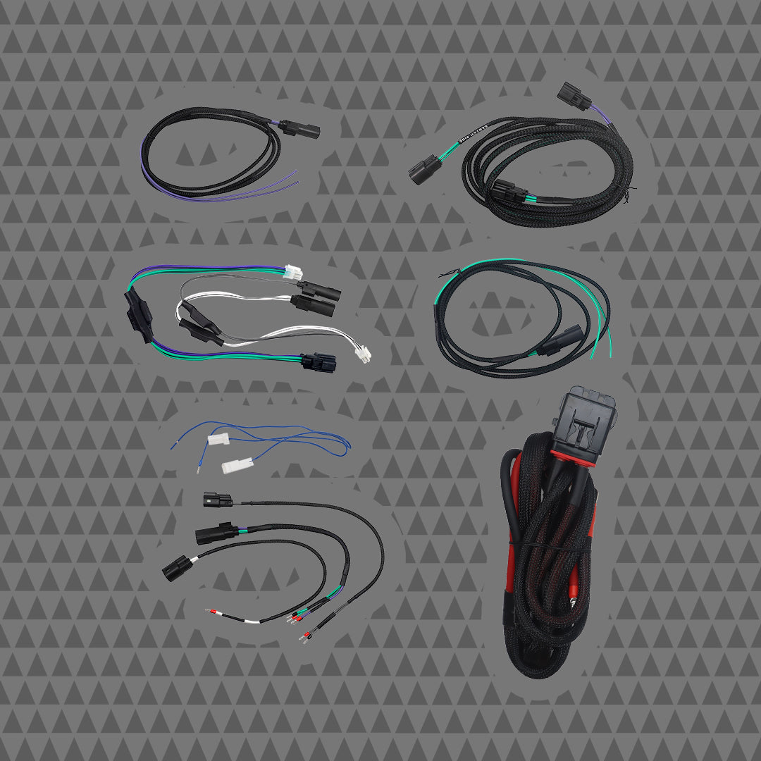 HDFLXPRO4K FLX 4 CH AMP HD PLUG-N-PLAY HARNESS KIT w/ 4 AWG POWER WIRE