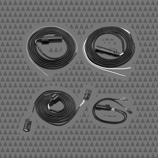 HDFRBoM-8 H-D® OUTPUT BRIDGED MOLEX® LEFT AND RIGHT SPEAKER BRIDGED OUT – 8.0′ HARNESS