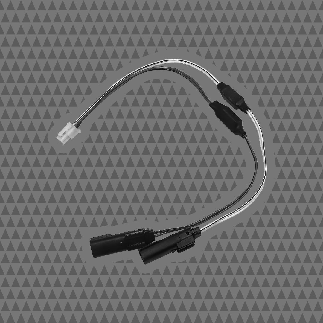 H-D® RADIO PLUGS TO FRONT FAIRING AMPLIFIER INPUT w/ LOAD RESISTORS – MOLEX®