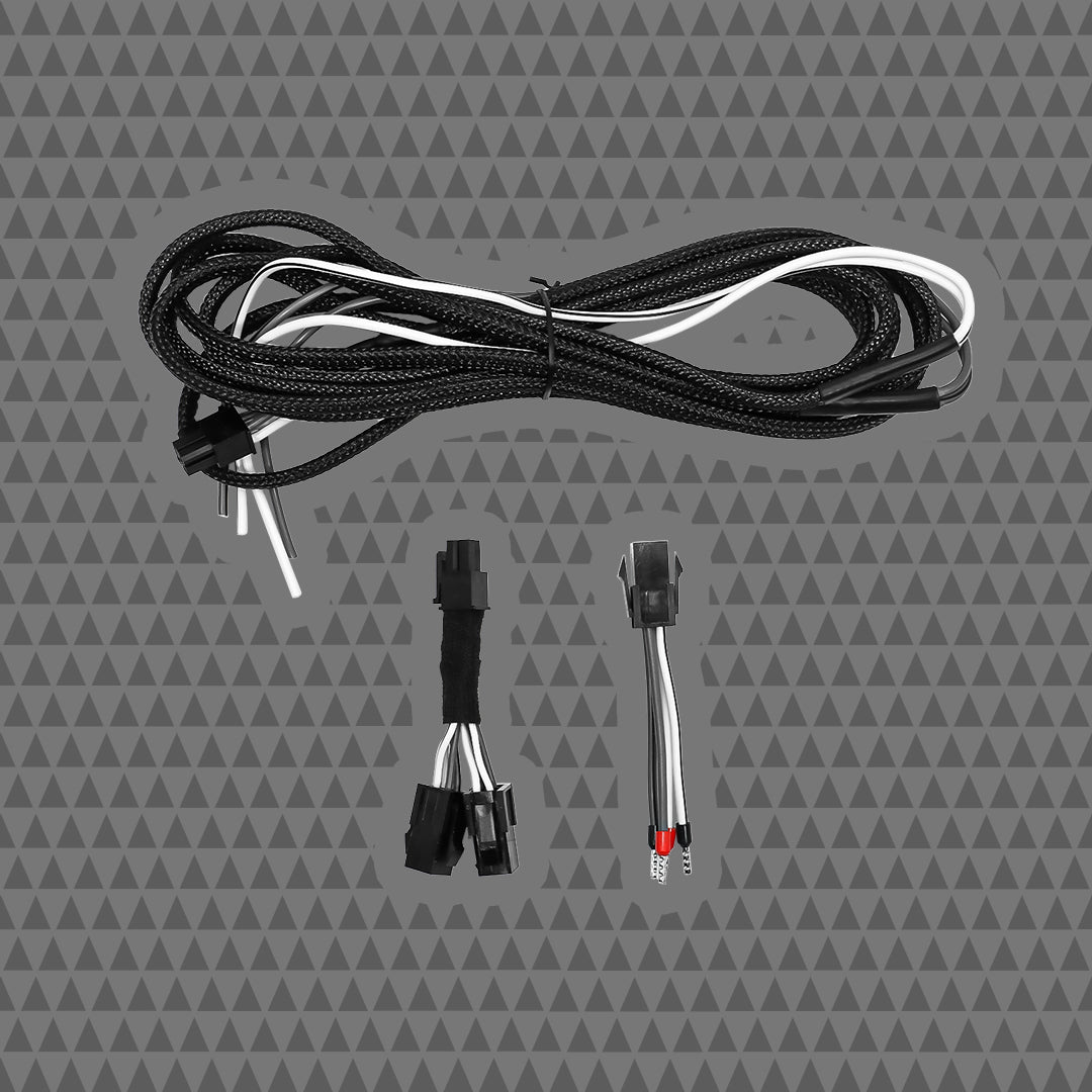 LWR-FRONT OUTPUT “Y” SPLITTER WITH LOWER SPEAKER WIRE EXTENSIONS