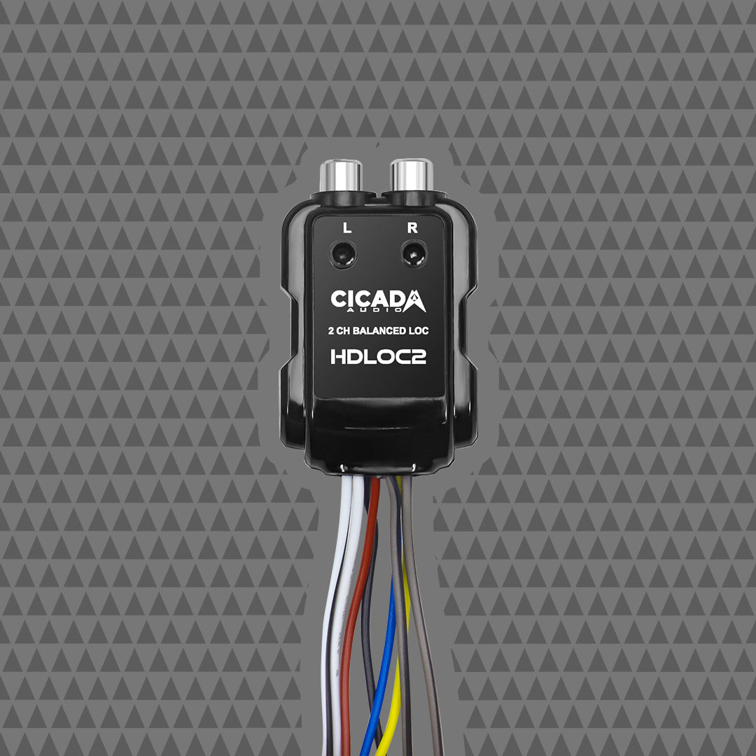 HDLOC2 2 Channel 2-1 Line Output Converter w/ LOAD RESISTORS