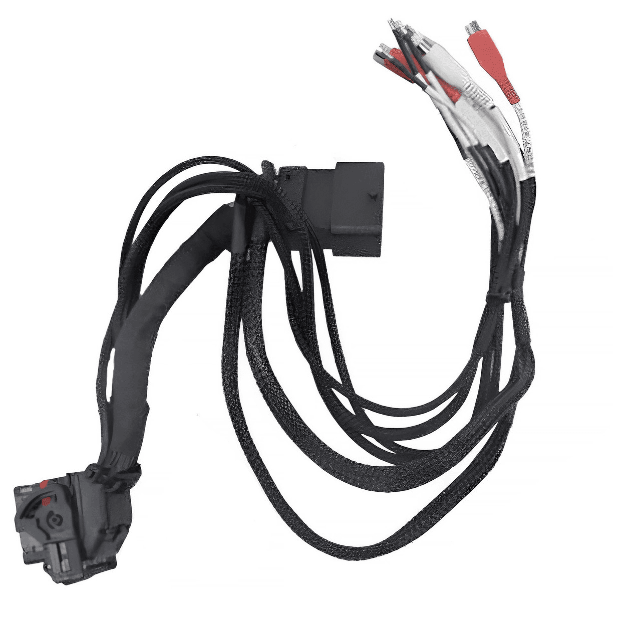 2014-2023 Harley Davidson Break Out Harness for MSHD14 - Adds 4 Extra 5V RCA Outputs - HDTSR14