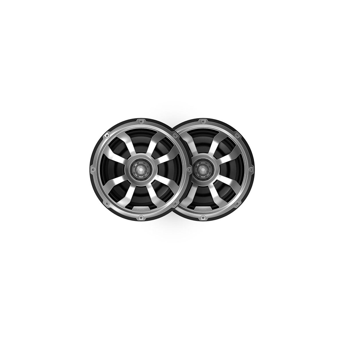 10" HXMF Series 2-Way Marine Speaker w/Titanium Dome Tweeter (2Ω) - HXM10F2