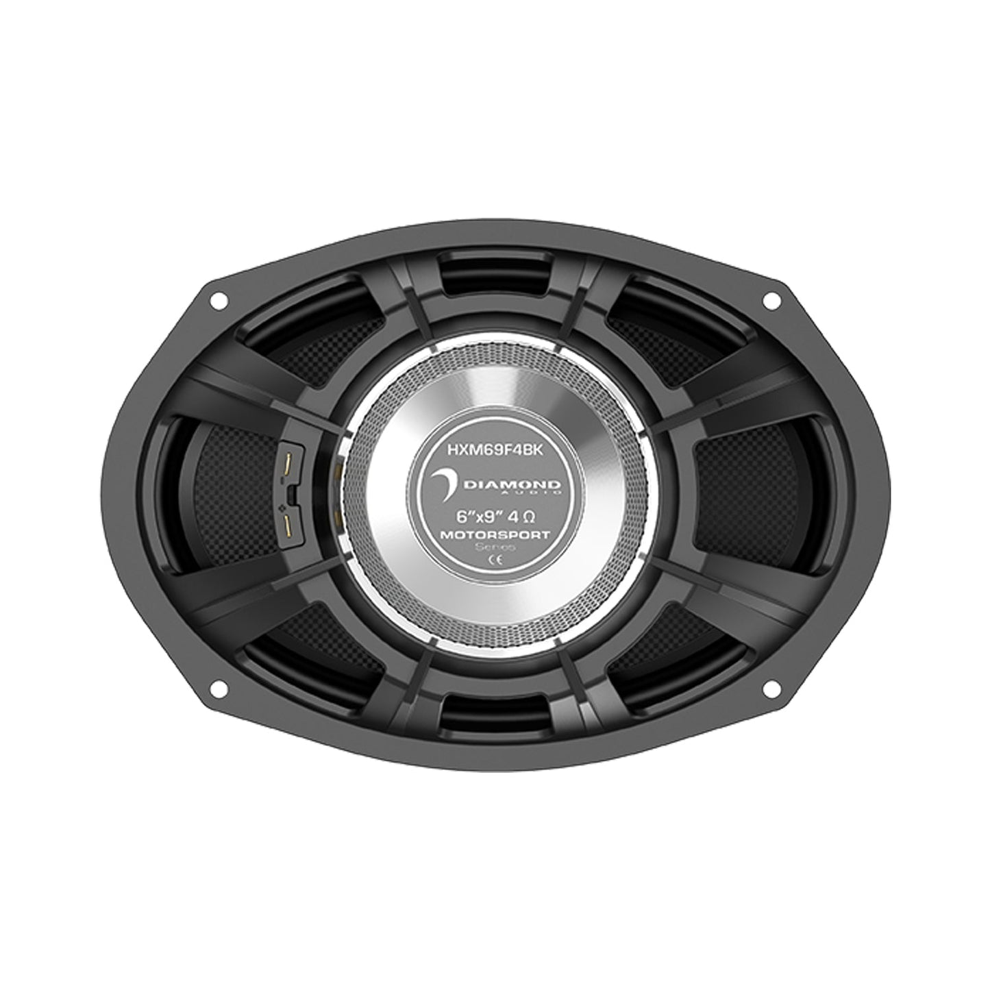 6"x 9" 2-Way High Output Marine Speaker (4Ω) - HXM69F4BK