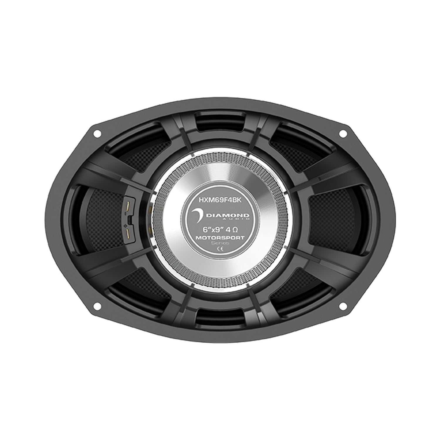 6"x 9" 2-Way High Output Marine Speaker (4Ω) - HXM69F4BK