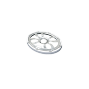 6"x 9" Flush Mount Speaker Grills Brushed Aluminum/White (Pair) - HXM69FGW
