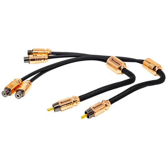 One Male to two Female RCA Y Cable - HXY2F