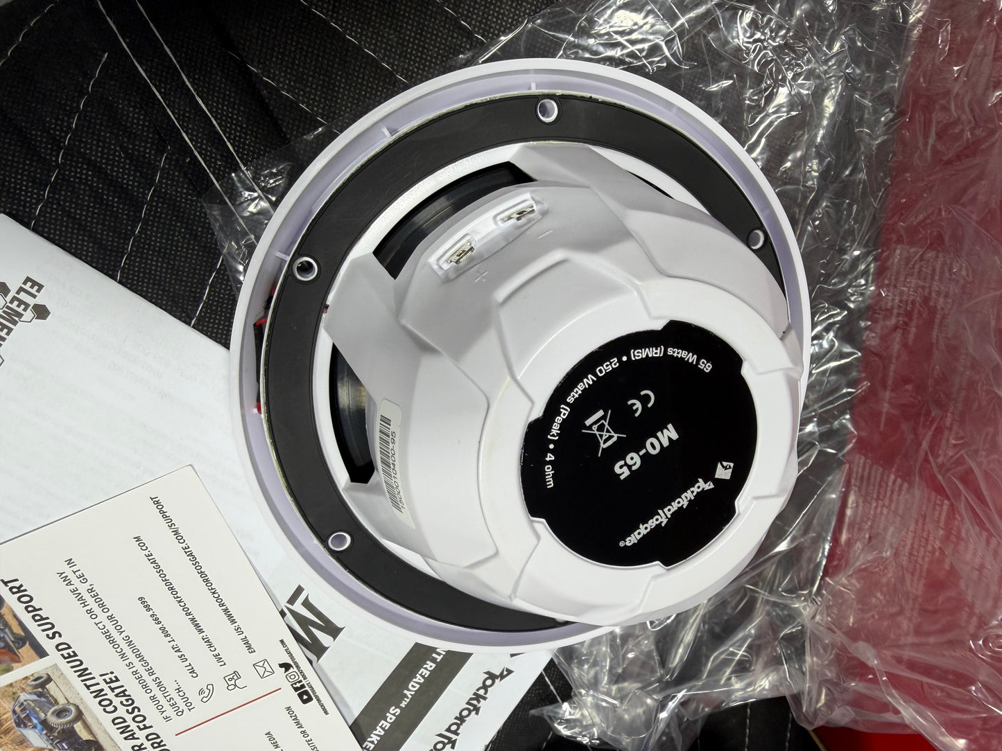 Rockford Fosgate Marine Speakers M0-65 (OPEN BOX)
