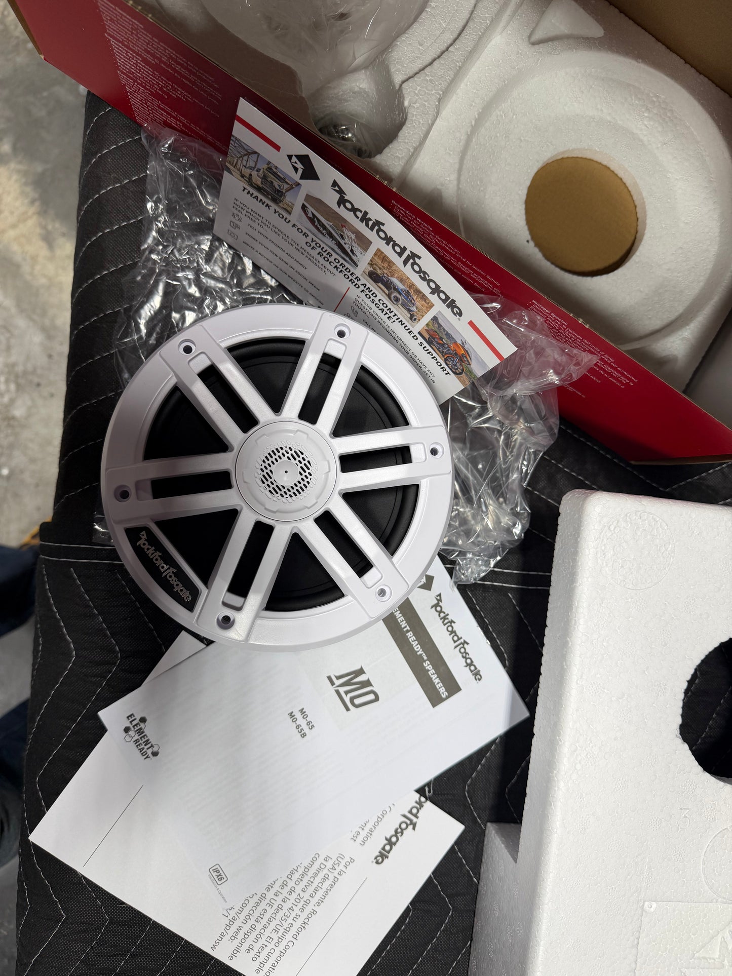 Rockford Fosgate Marine Speakers M0-65 (OPEN BOX)