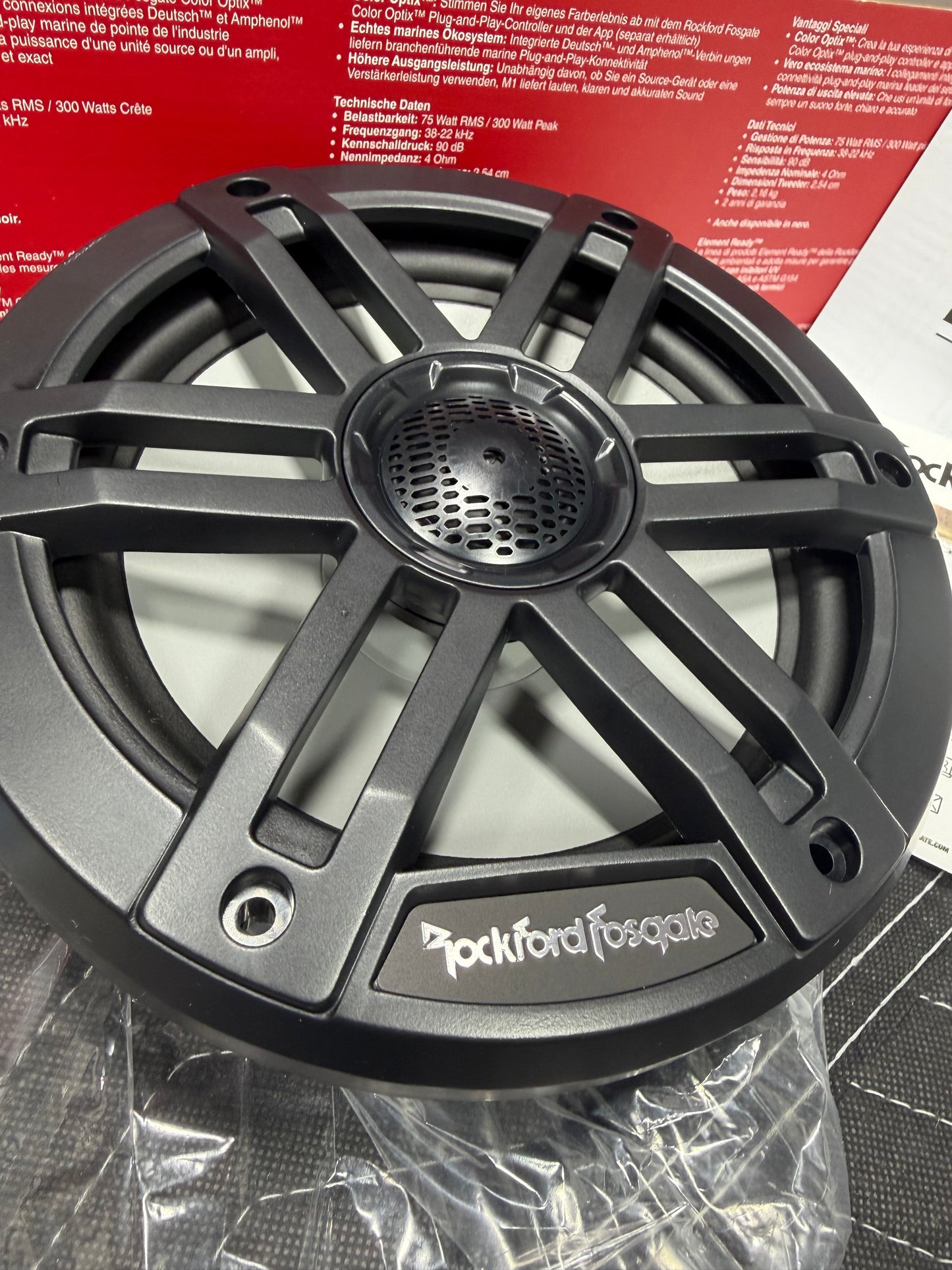 Rockford Fosgate Marine speaker M1-65B (Open Box)