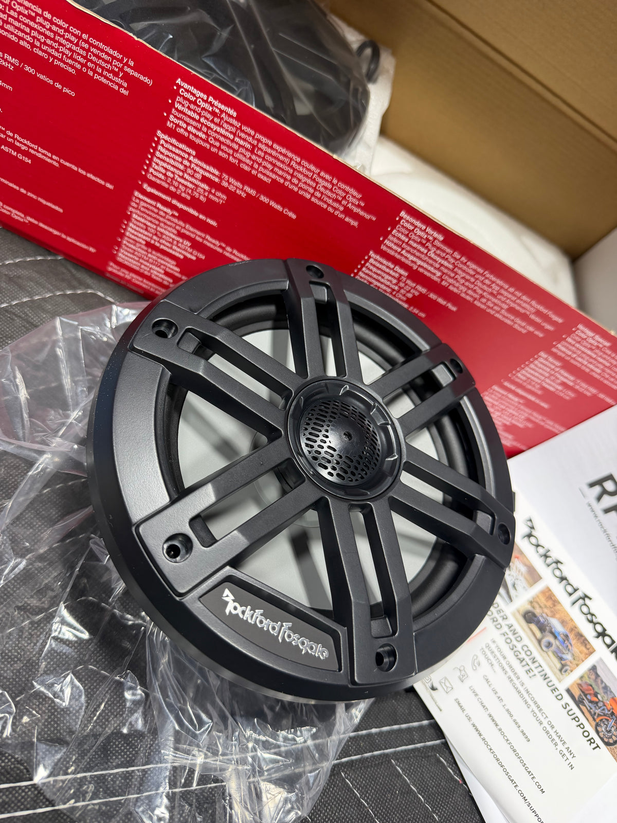 Rockford Fosgate Marine speaker M1-65B (Open Box)