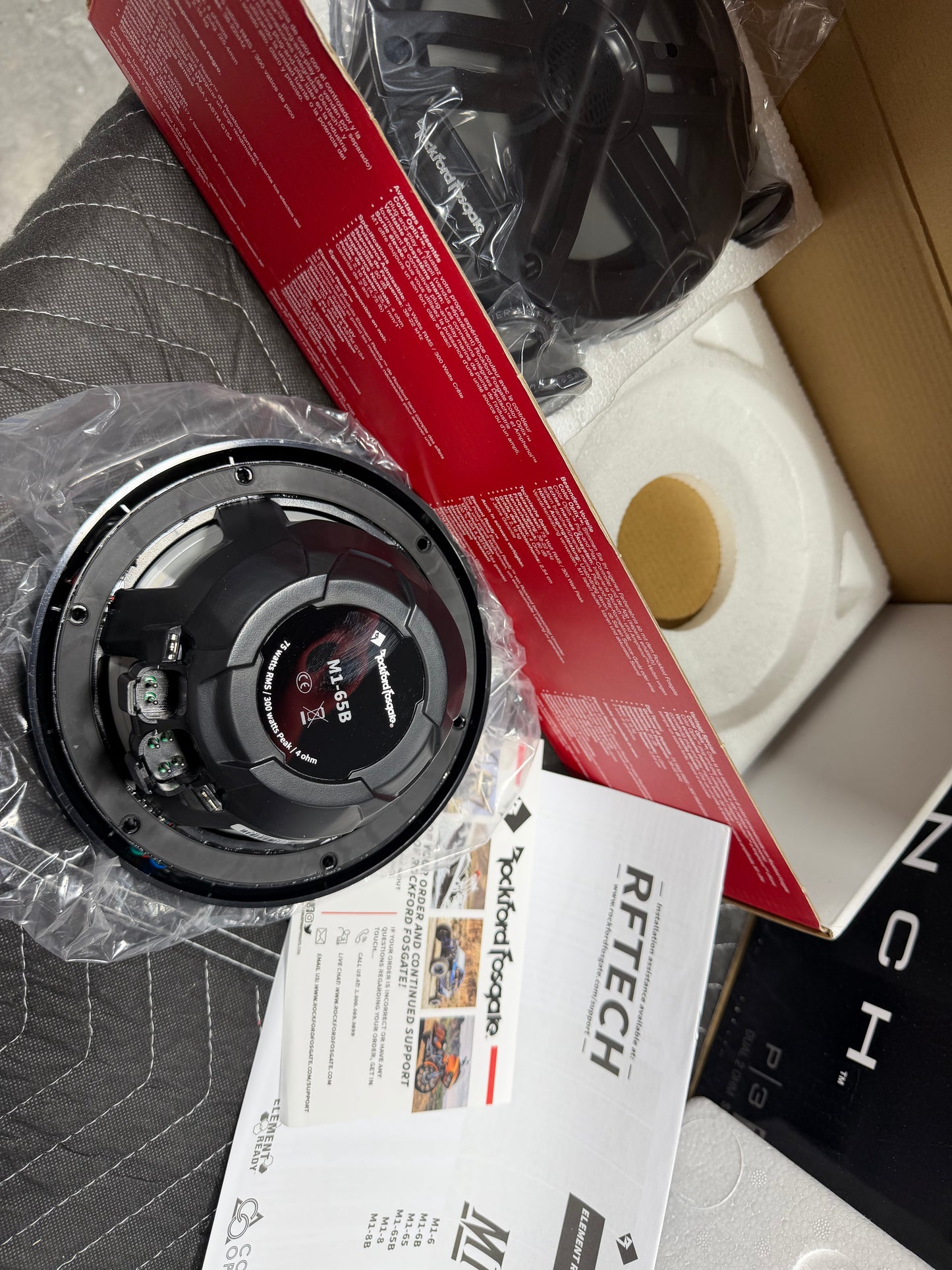 Rockford Fosgate Marine speaker M1-65B (Open Box)
