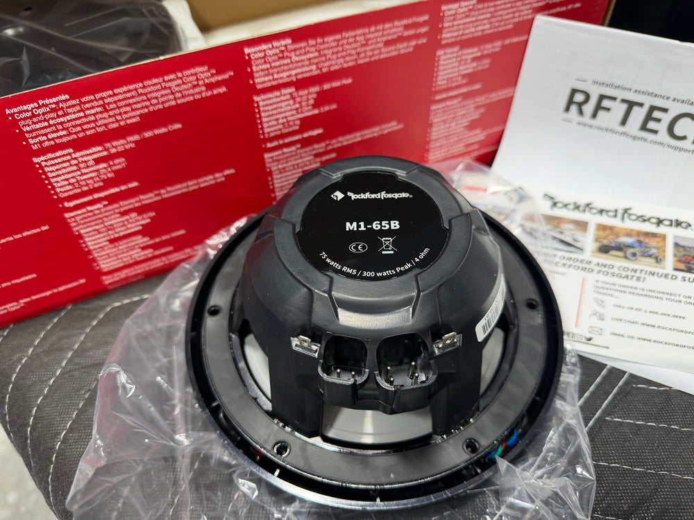 Rockford Fosgate Marine speaker M1-65B (Open Box)