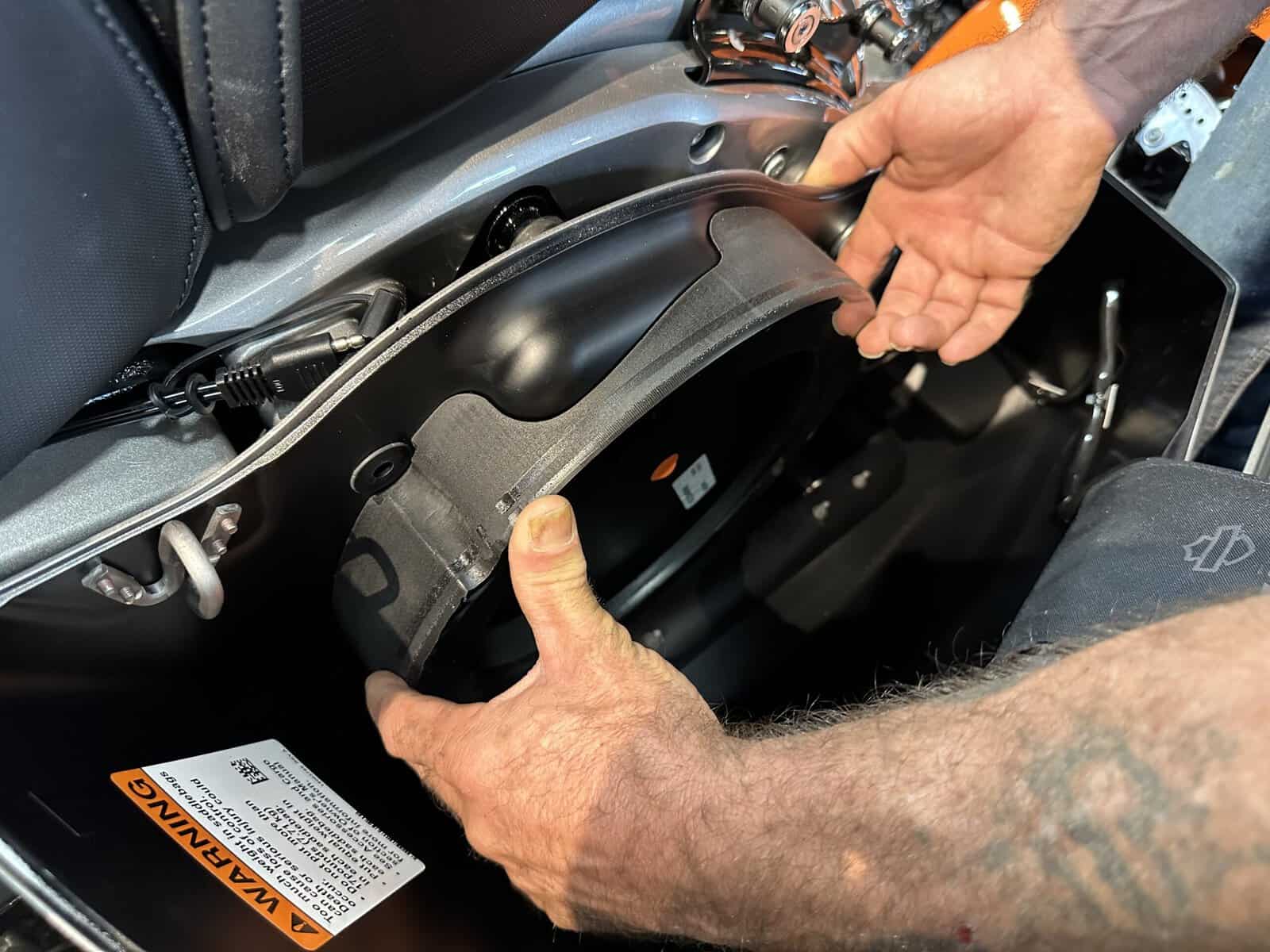 2024 CVO and Non CVO Harley Midbass Subwoofer Saddle Bag Ring