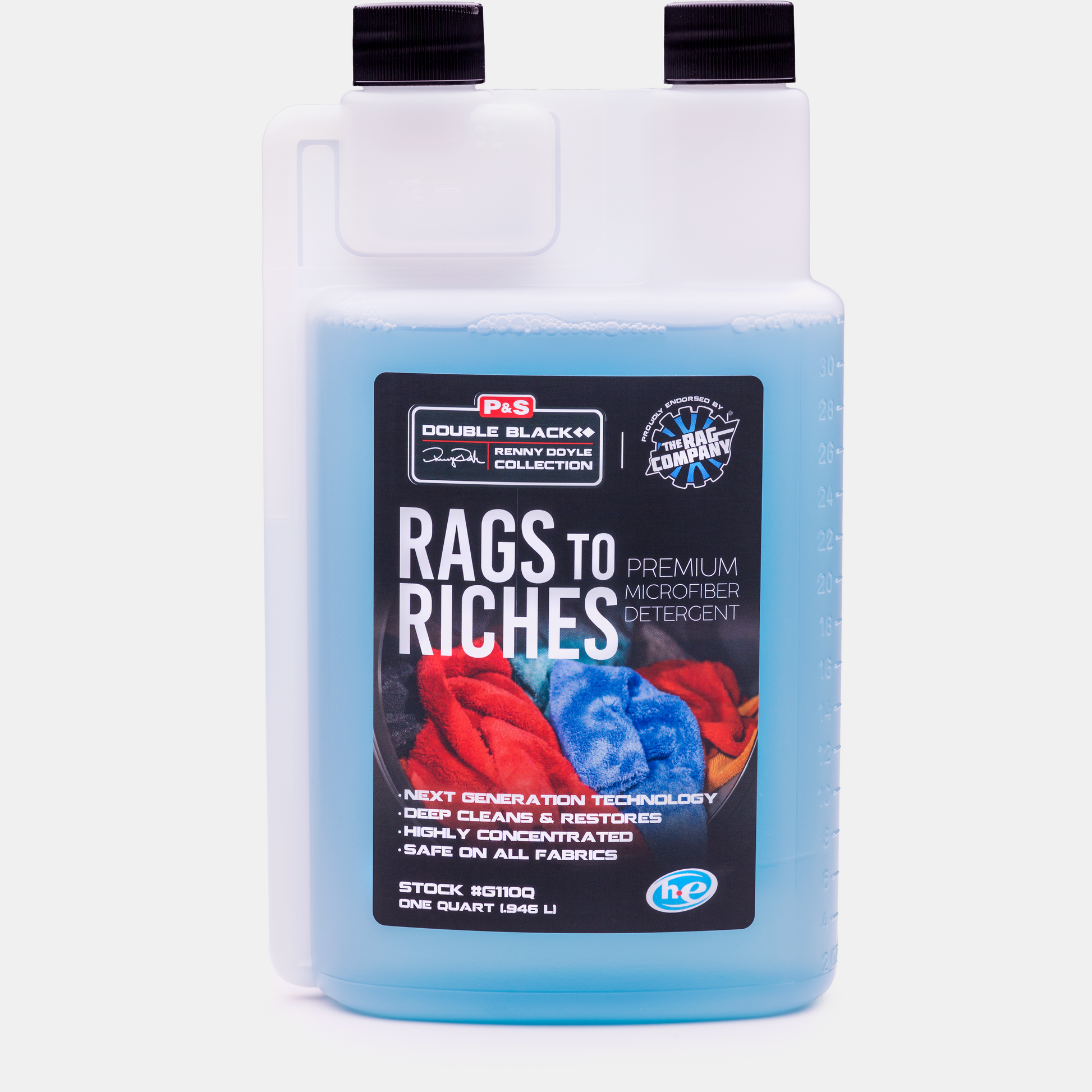 P & S Detail Products Rags To Riches - Microfiber Detergent G110Q