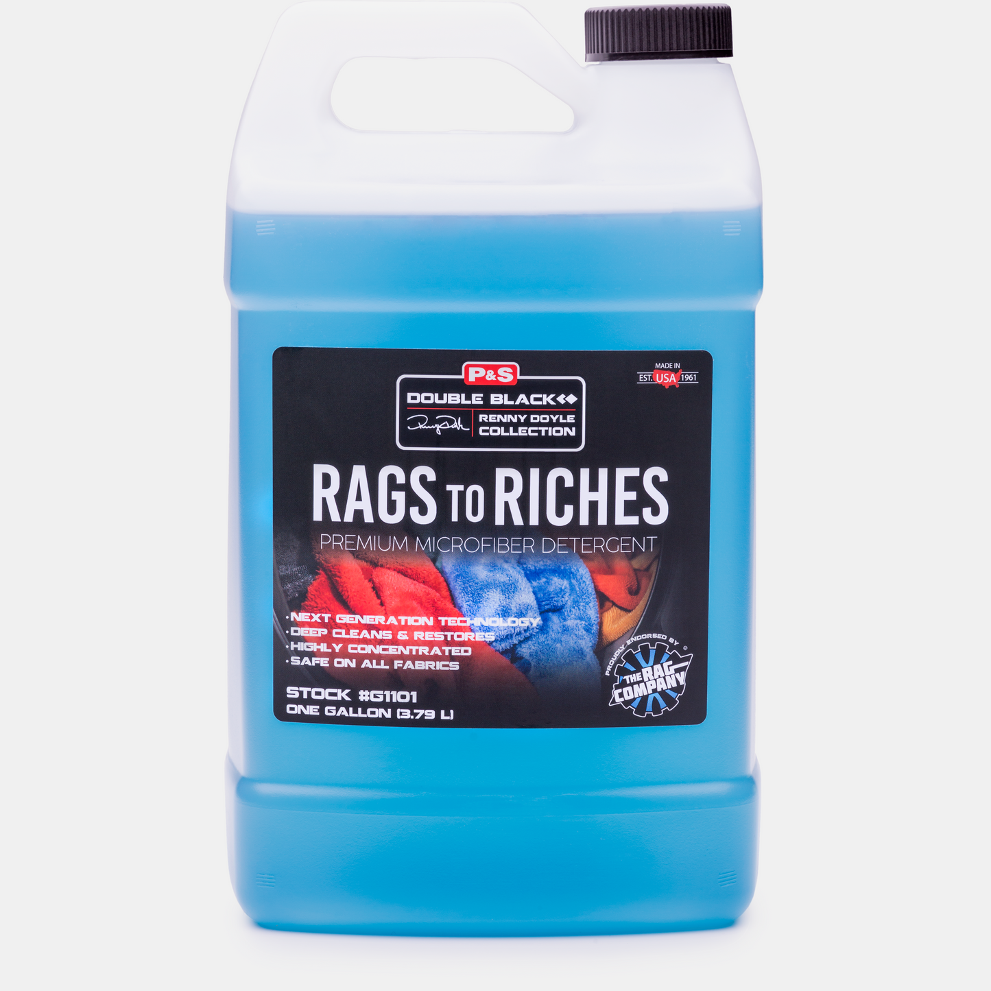 P & S Detail Products Rags To Riches - Microfiber Detergent G110Q