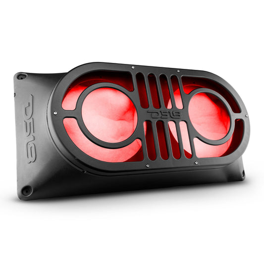 Jeep TJ,JK/JKU,JL/JLU Tailgate Subwoofer Enclosure for 2 X 10"
