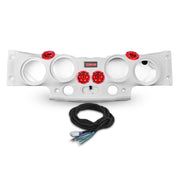 Jeep JK/JKU Overhead Sound Bar System Fits 4 X 8" Speakers (Not included) 4 X Tweeters PRO-TW4L and 2 X Drivers PRO-DRNSC1.5 and Harness Included- White