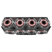 Jeep JK/JKU Overhead Bar System Fits 8 X 10" Speakers, 2 X 2.3" tweeters and 2 X 1 " Drivers -Black