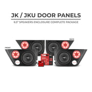 JK/JKU Front & Back Door Panels Package