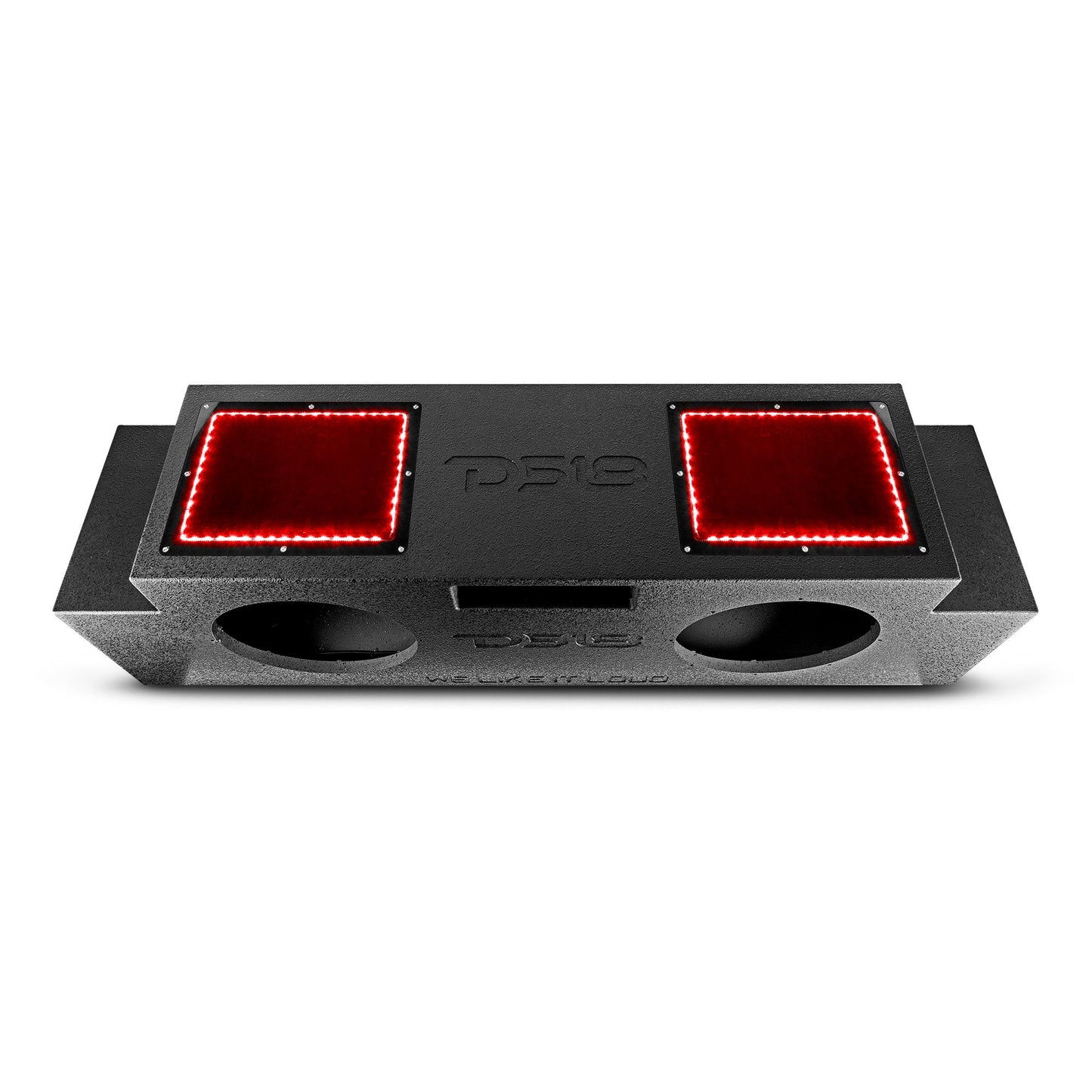 Jeep JKU/JLU Down Firing Subwoofer Enclosure 2 x 12"