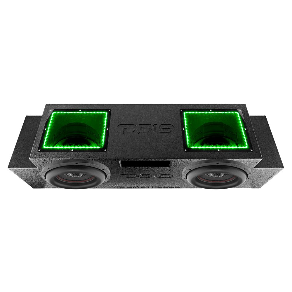 Jeep JKU/JLU Down Firing Subwoofer Enclosure 2 x 12"