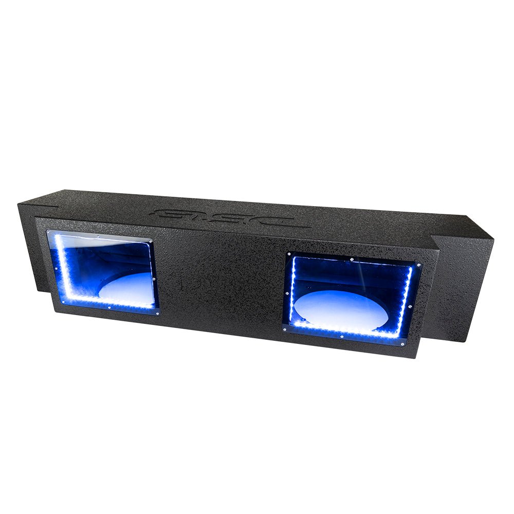 Jeep JKU/JLU Down Firing Subwoofer Enclosure 2 x 12"