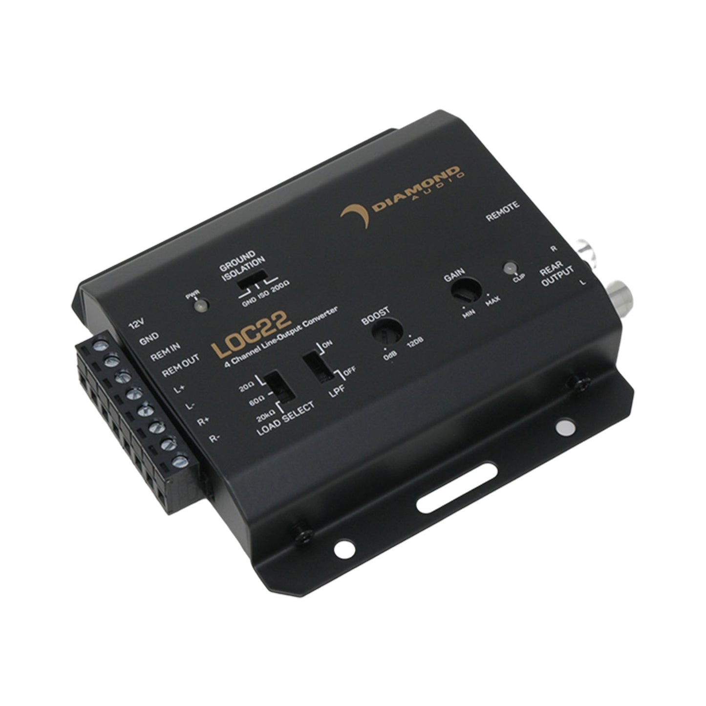 2-Channel LOC Series Line-Output Converter (2 In/2 Out) - LOC22