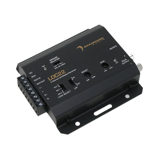 2-Channel LOC Series Line-Output Converter (2 In/2 Out) - LOC22