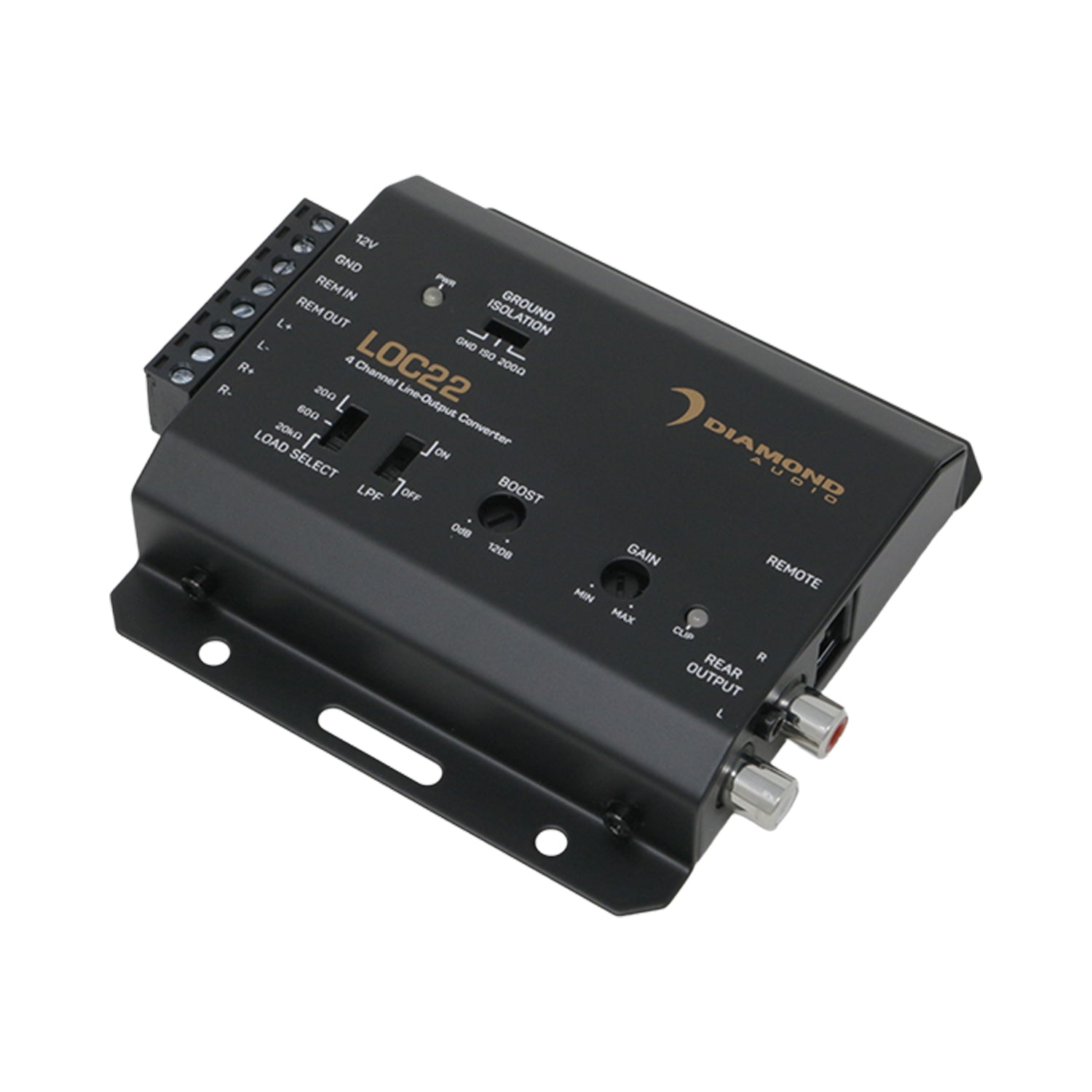 2-Channel LOC Series Line-Output Converter (2 In/2 Out) - LOC22