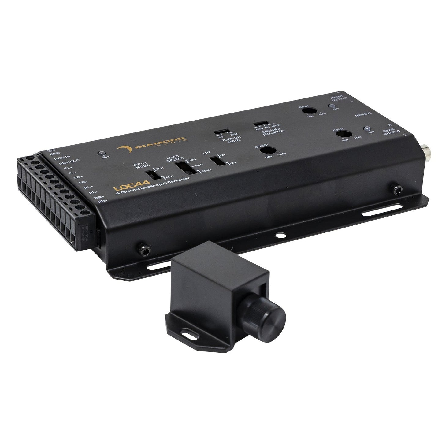4-Channel LOC Series Line-Output Converter (4 In/4 Out) - LOC44