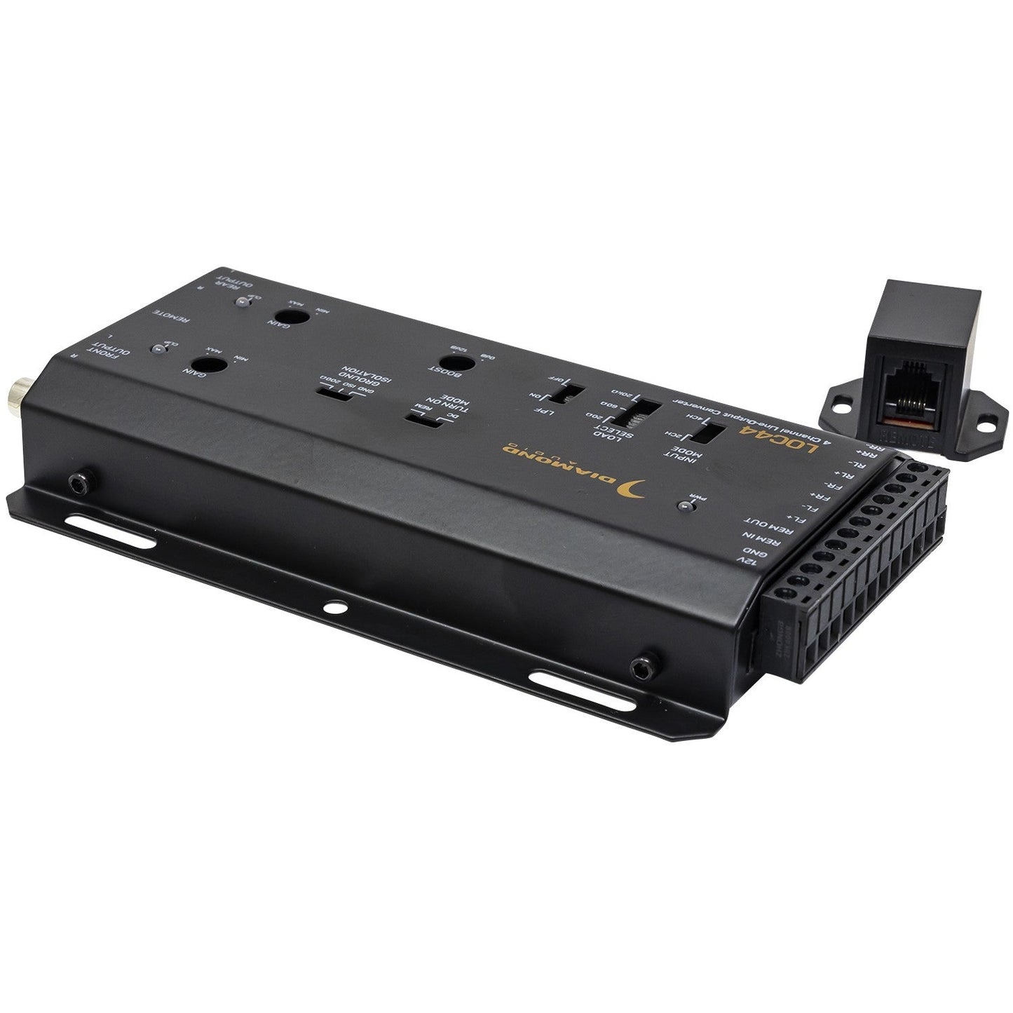 4-Channel LOC Series Line-Output Converter (4 In/4 Out) - LOC44
