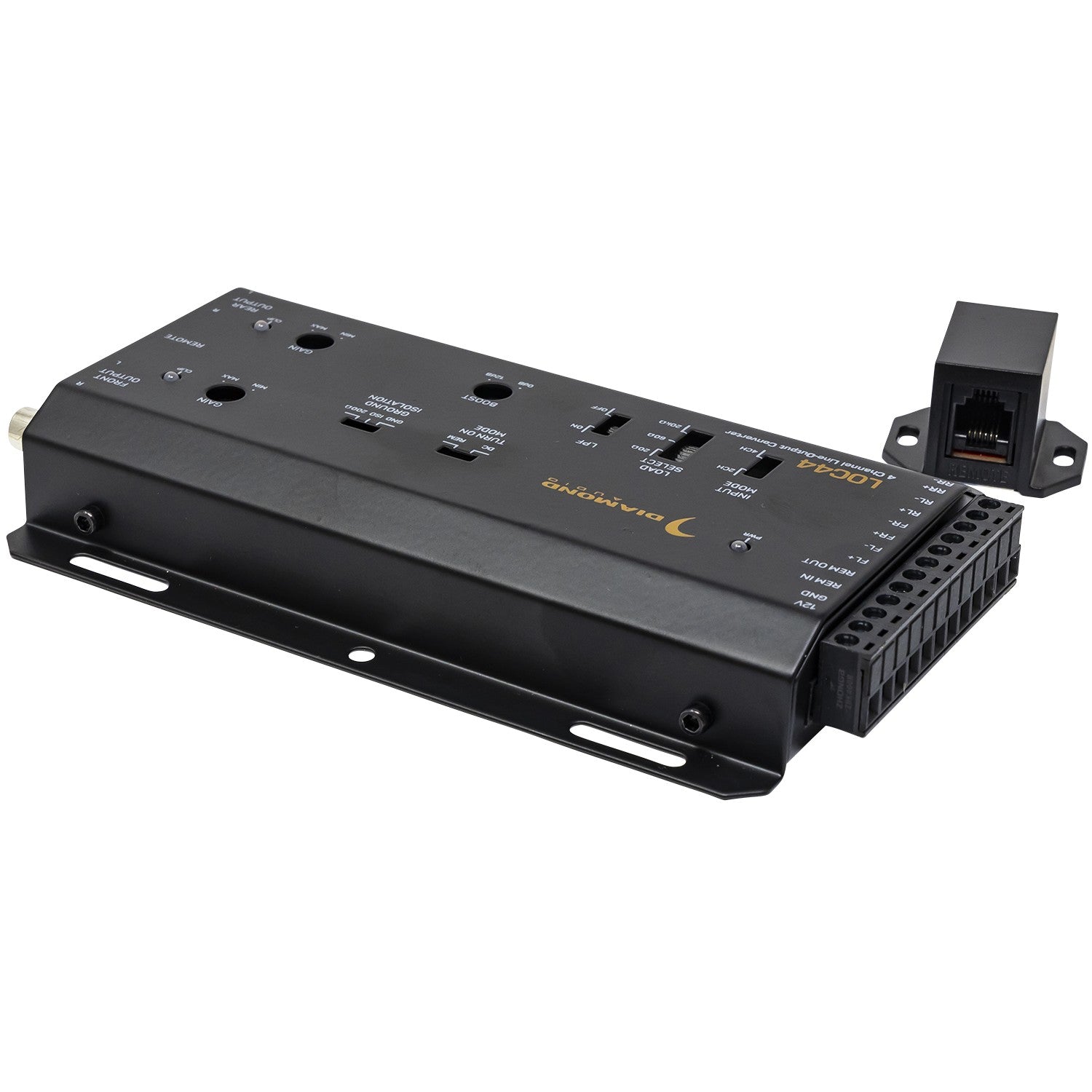 4-Channel LOC Series Line-Output Converter (4 In/4 Out) - LOC44