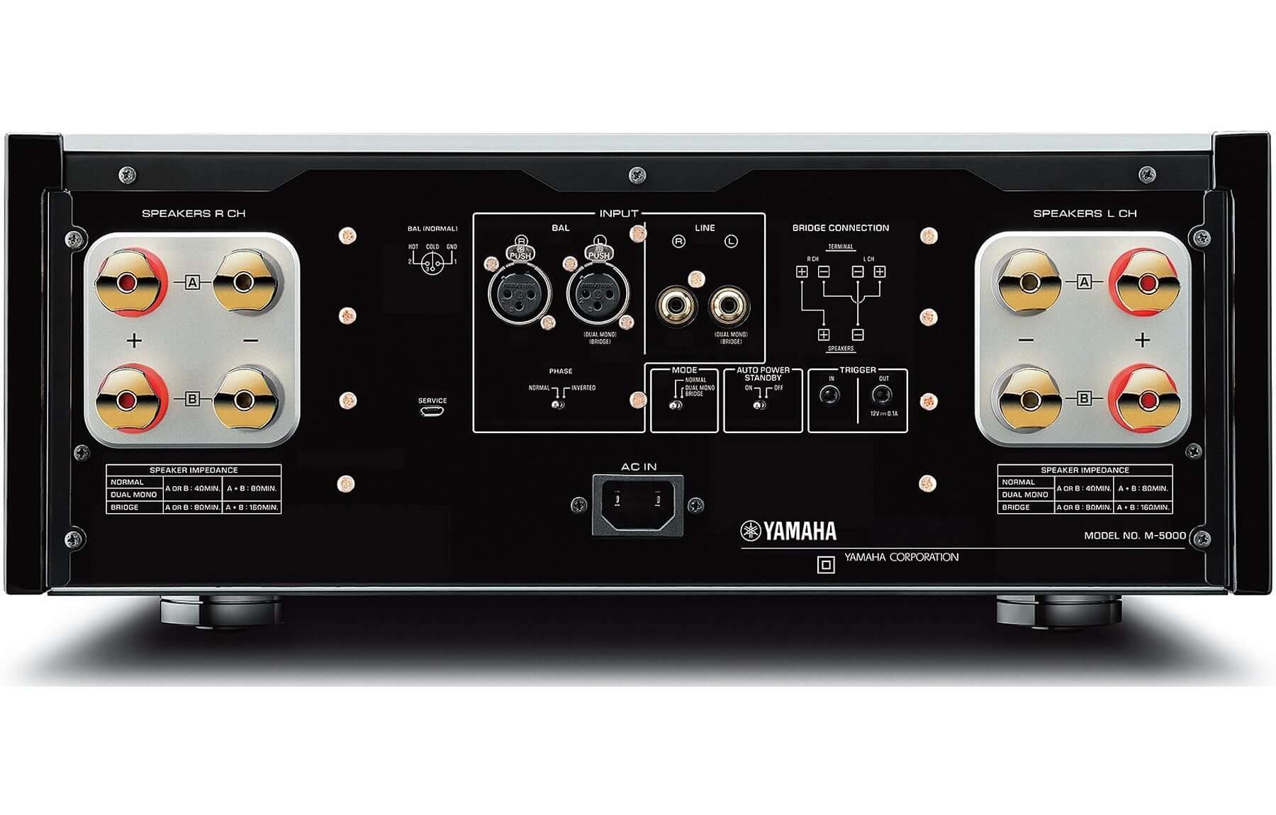 Yamaha M-5000 Stereo Power Amplifier Customer Return