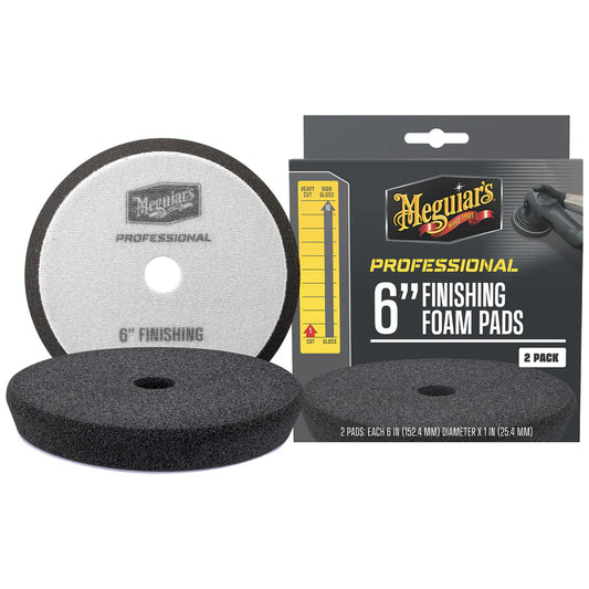 Meguiar's 6 inch Finishing Foam Pads, M6FFP2 MEGM6FFP2