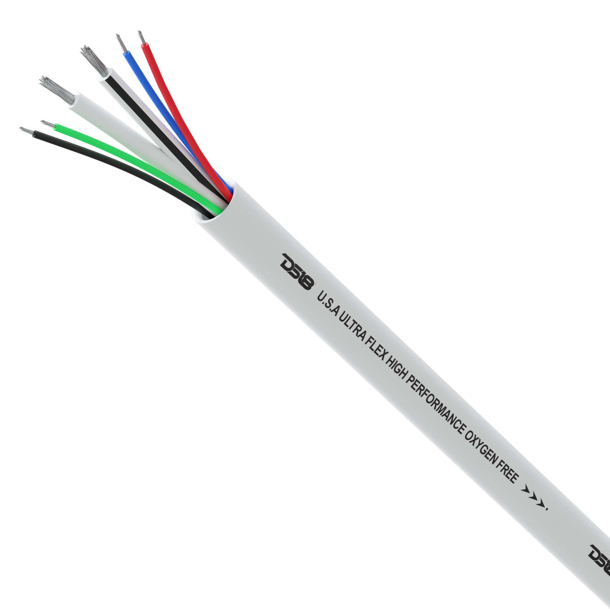 Marine Tinned OFC 18-GA Rgb Wires with 12-GA Speaker Wires 100 Feet