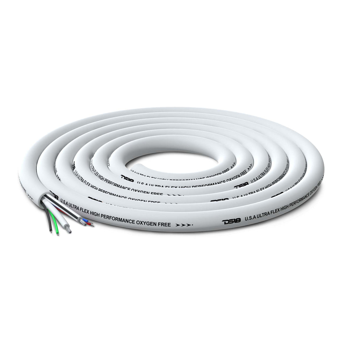 Marine Tinned OFC 18-GA Rgb Wires with 12-GA Speaker Wires 100 Feet
